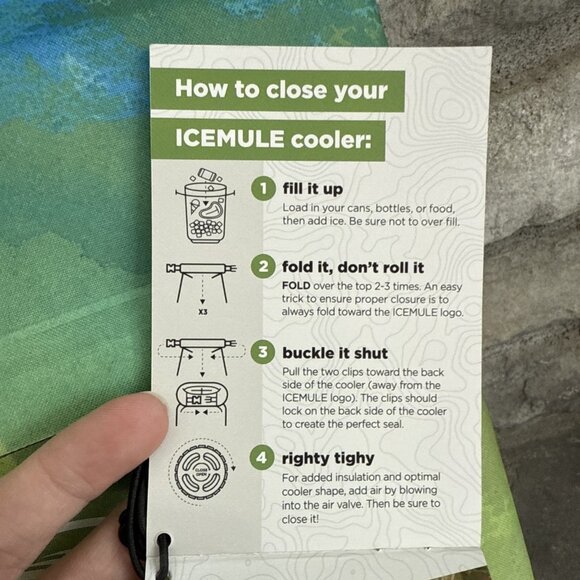 New ICEMULE Jaunt 9L Backpack Cooler Waterproof 24 Hour Turquoise - Picture 8 of 9